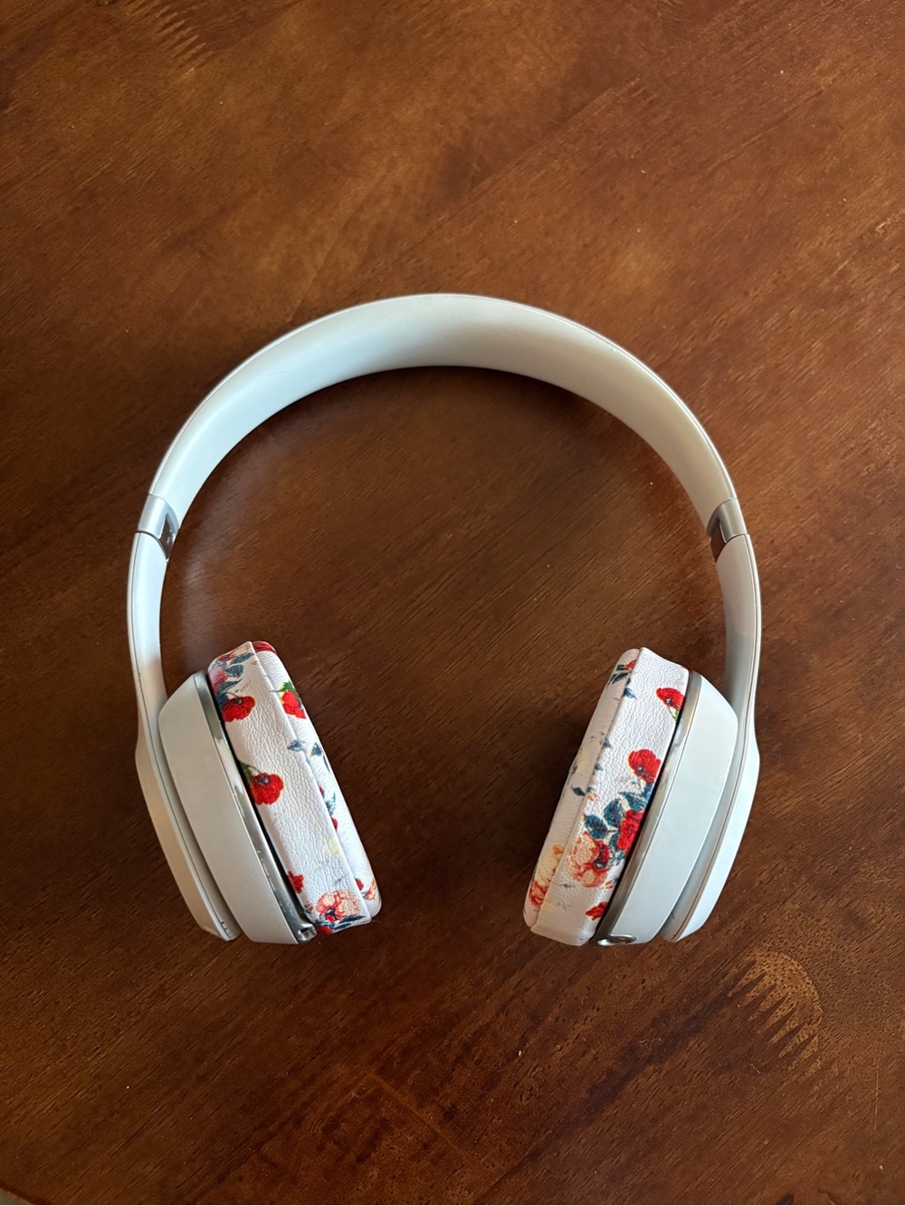 Beats by Dre Solo 3 Headphones with Floral Ear Pads